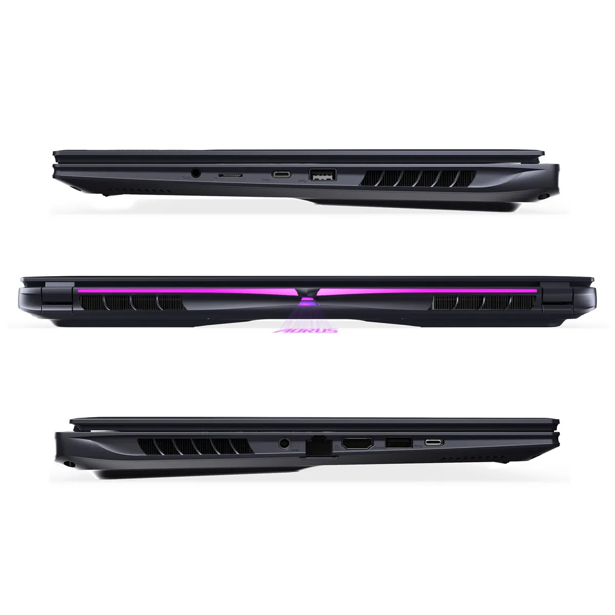 Ноутбук Gigabyte Aorus 16X ASG 2024 (AORUS 16X ASG-53UAC54SD) Midnight Gray - мініатюра 7