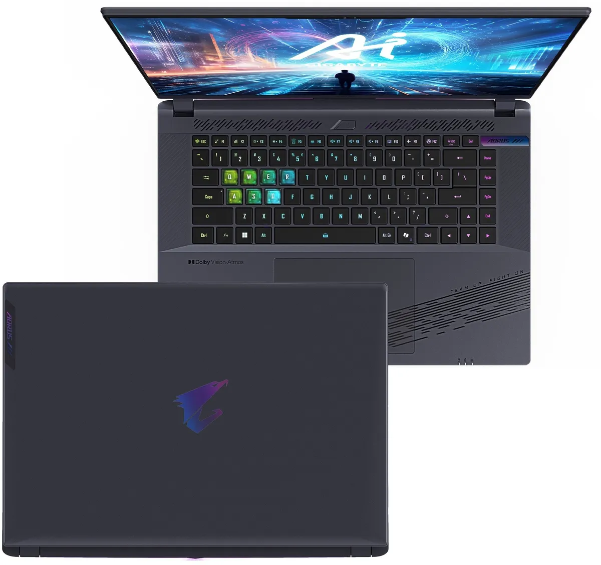 Ноутбук Gigabyte Aorus 16X ASG 2024 (AORUS 16X ASG-63UAC64SD) Midnight Gray - мініатюра 6