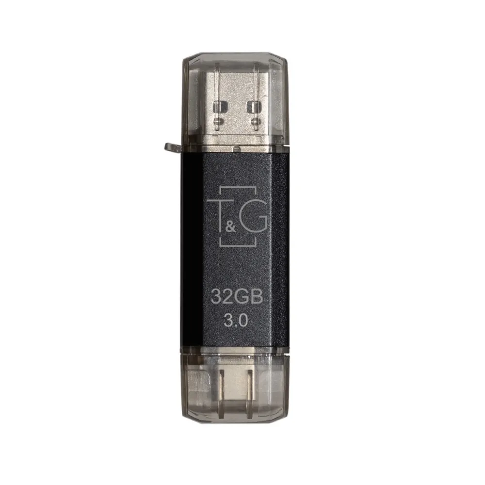 Флеш-накопичувач USB 3.0 32GB Type-C T&G 009 Star Series Black (TG009TC-32GBK3) - зображення 1