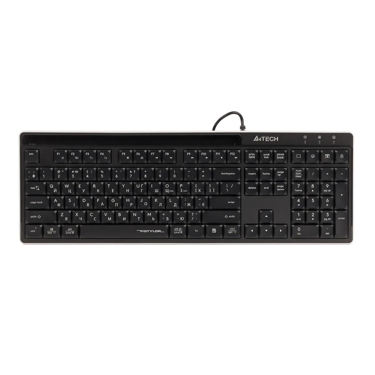 Клавіатура A4Tech FX72 Black - зображення 1