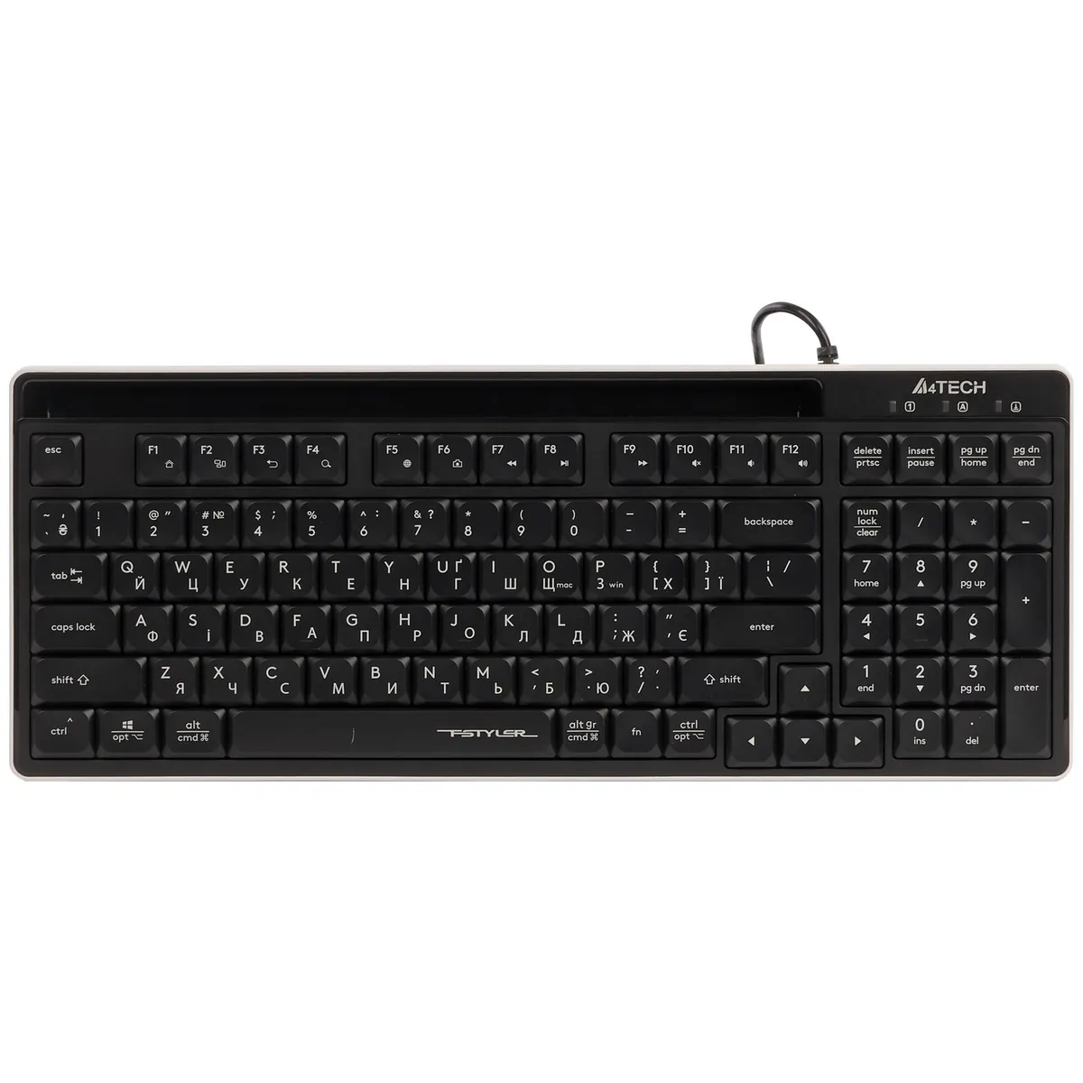 Клавіатура A4Tech FX70 Black - зображення 1