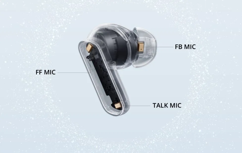 Bluetooth-гарнітура Realme Buds Air 7 Pro Metallic Grey_EU - мініатюра 6