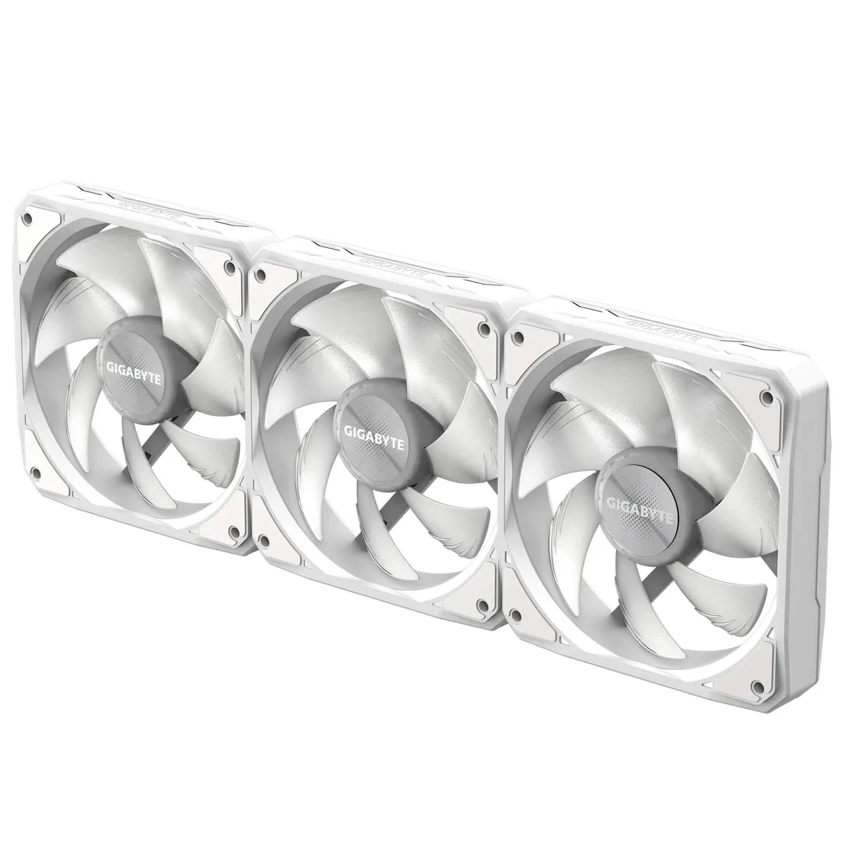 Вентилятор Gigabyte EZ Chain Fan 120 Ice 3-Pack White (GP-GBT EZFAN1203 ICE) - мініатюра 2