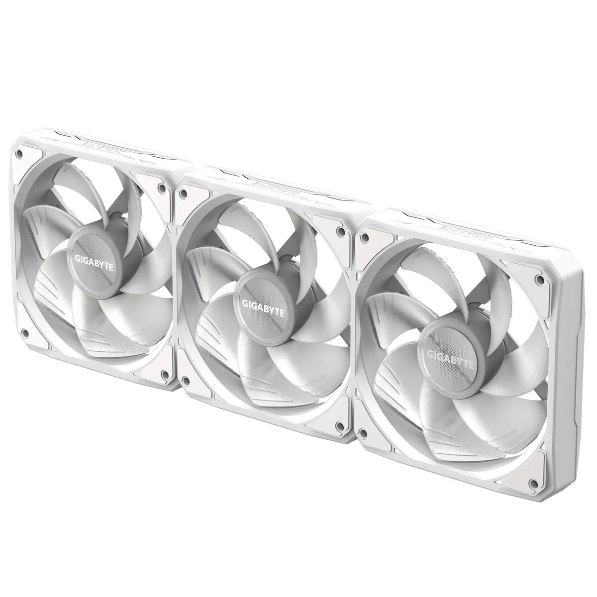 Вентилятор Gigabyte EZ Chain RVS Fan 120 Ice 3-Pack White (GP-GBT EZRVSFAN1203 ICE) - мініатюра 2