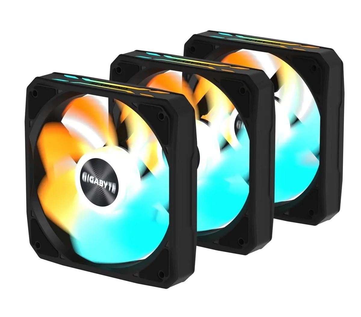 Вентилятор Gigabyte EZ Chain RVS Fan 120 3-Pack Black (GP-GBT EZRVSFAN1203) - мініатюра 4