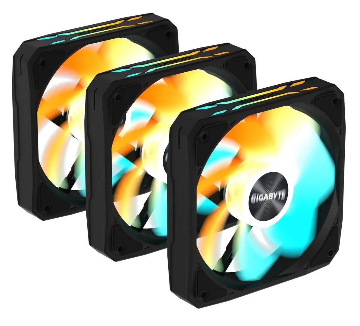 Вентилятор Gigabyte EZ Chain RVS Fan 120 3-Pack Black (GP-GBT EZRVSFAN1203) - мініатюра 5