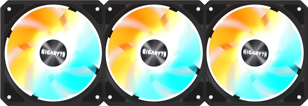 Вентилятор Gigabyte EZ Chain Fan 120 3-Pack Black (GP-GBT EZFAN1203) - мініатюра 3