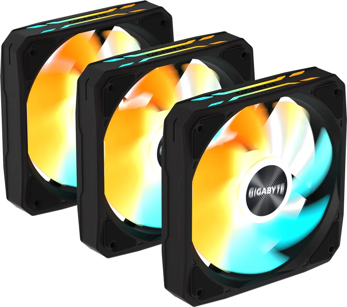Вентилятор Gigabyte EZ Chain Fan 120 3-Pack Black (GP-GBT EZFAN1203) - мініатюра 5