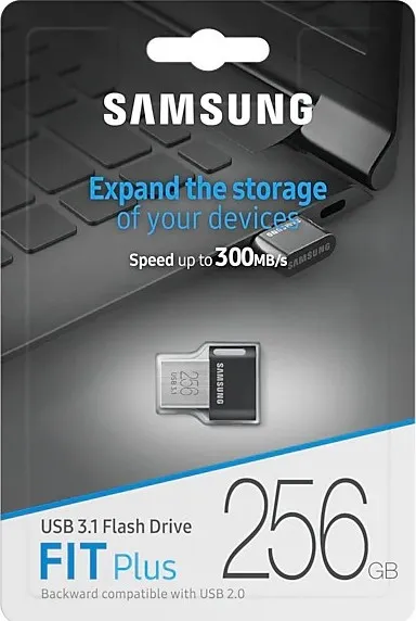 Флеш-накопичувач USB 3.1 256GB Samsung Fit Plus Black (MUF-256AB/APC) - мініатюра 6