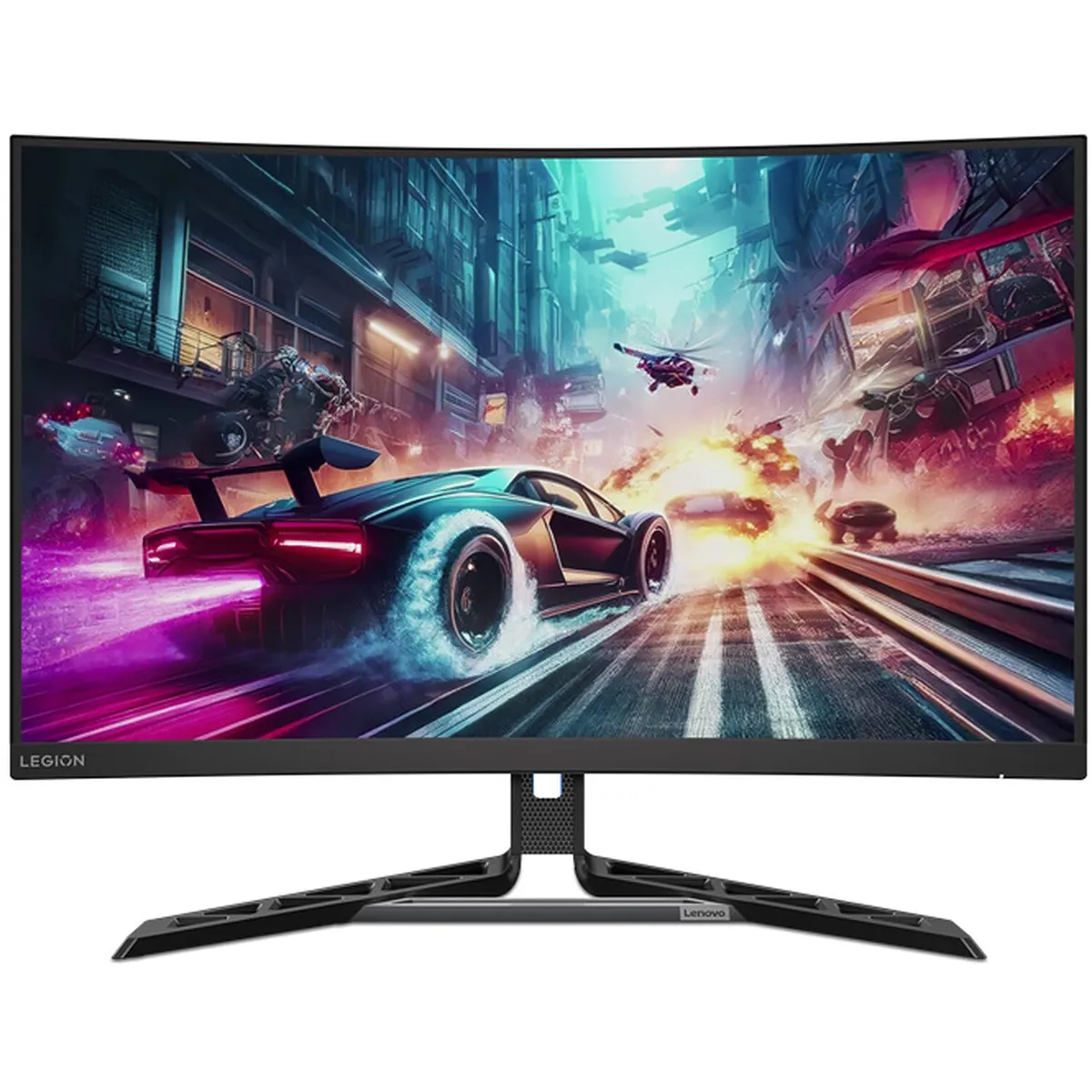 Монітор Lenovo 31.5" Legion R32QC-30 (67C8GAC1UA) VA Black 180Hz Curved - зображення 1