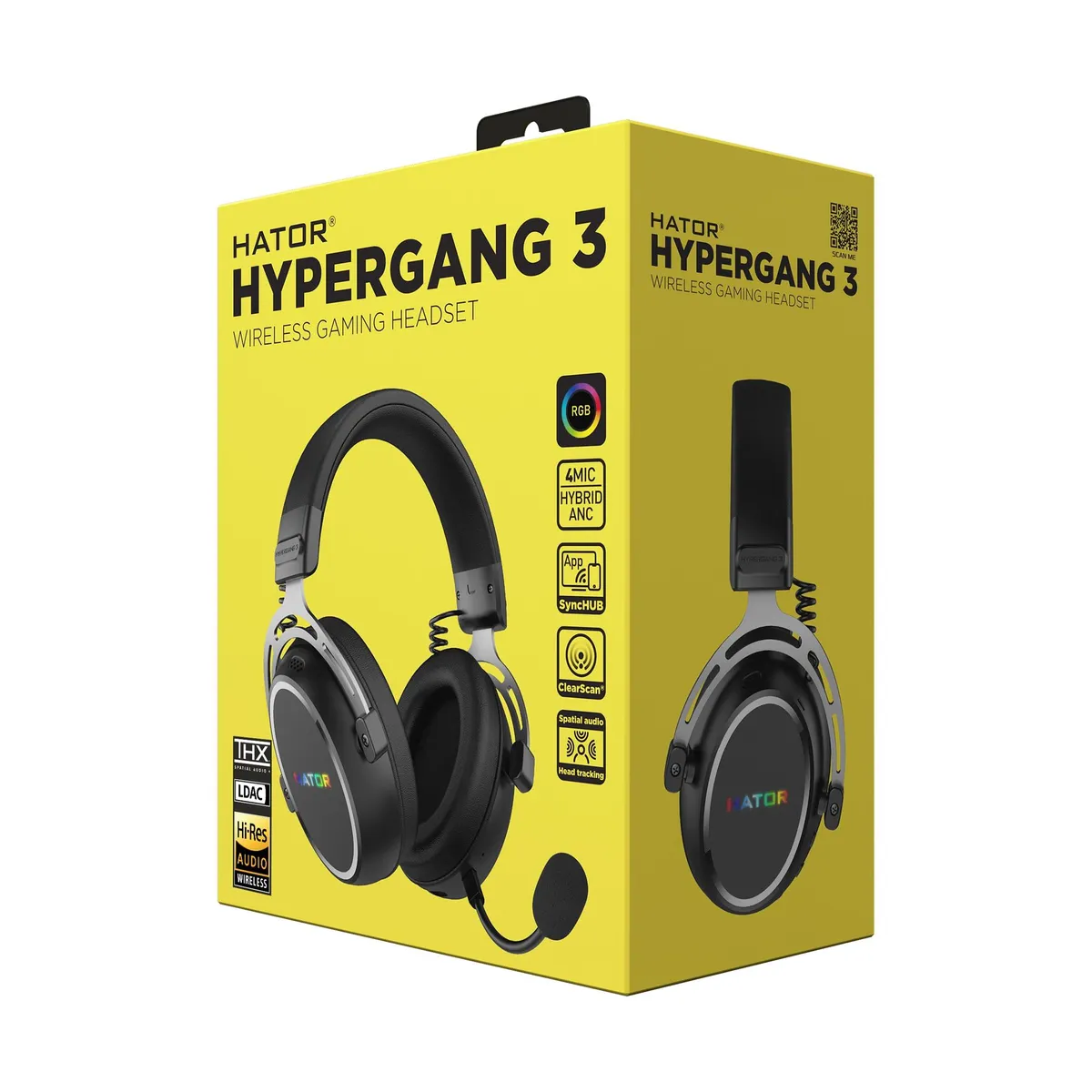 Гарнiтура Hator Hypergang 3 Wireless Black (ESH55) - мініатюра 17