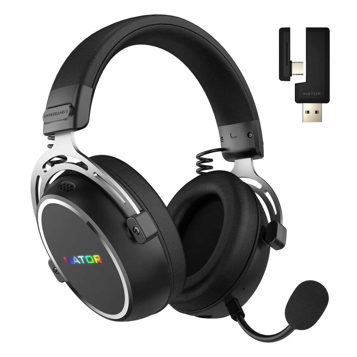 Гарнiтура Hator Hypergang 3 Wireless Black (ESH55) - мініатюра 9