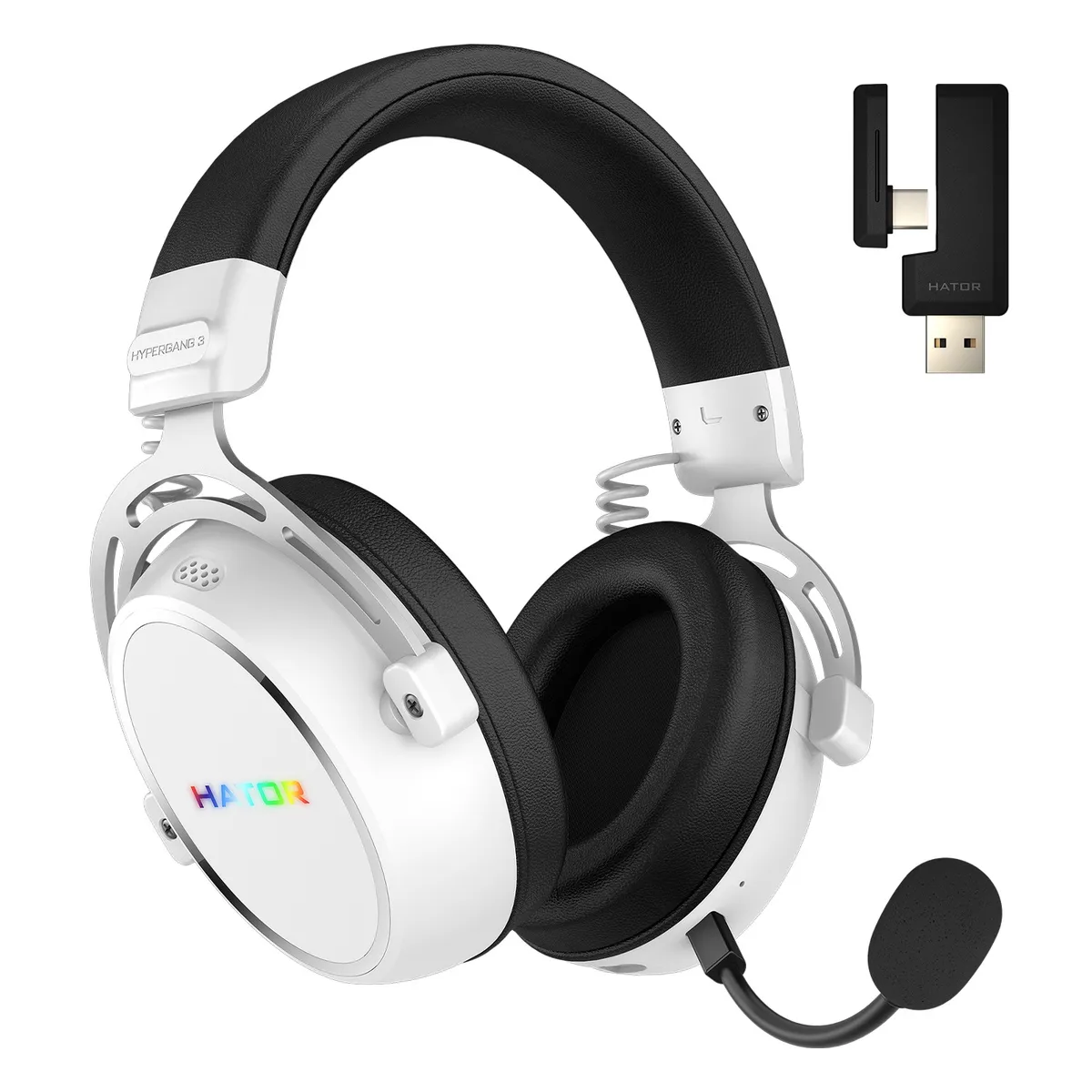 Гарнiтура Hator Hypergang 3 Wireless White (ESH56) - мініатюра 9