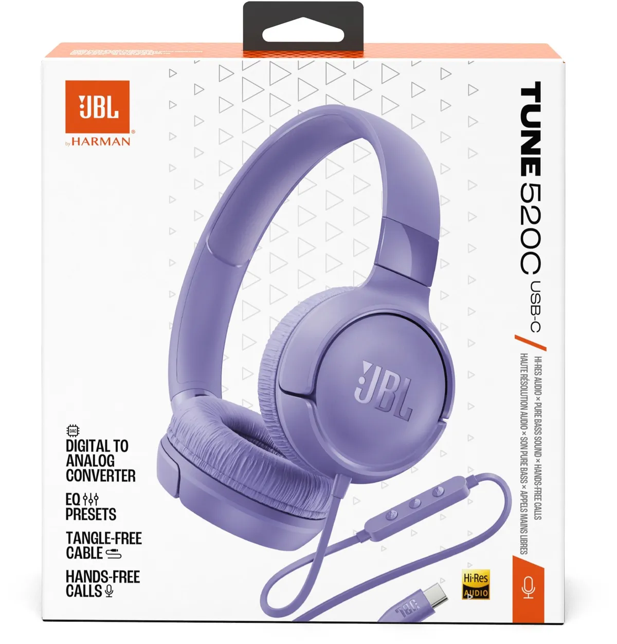 Гарнiтура JBL Tune 520C Purple (JBLT520CPUR) - мініатюра 9