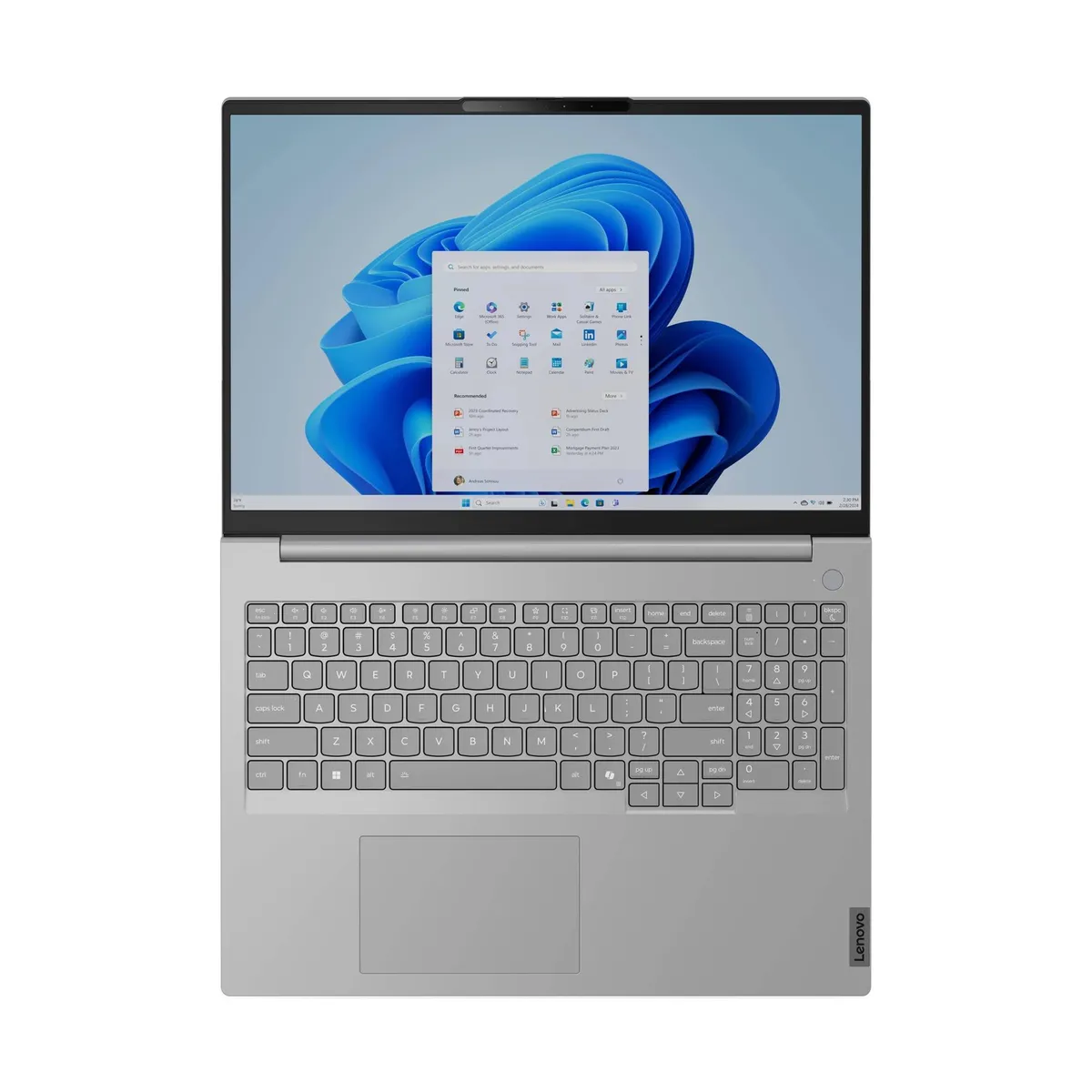 Ноутбук Lenovo ThinkBook 16 G8 IRL (21SK0076RA) Arctic Grey - мініатюра 4