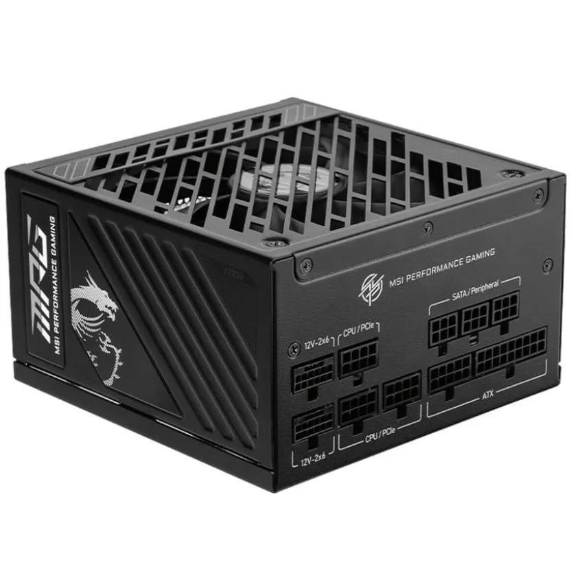 Блок живлення MSI MPG A1250GS PCIE5 1250W - мініатюра 4