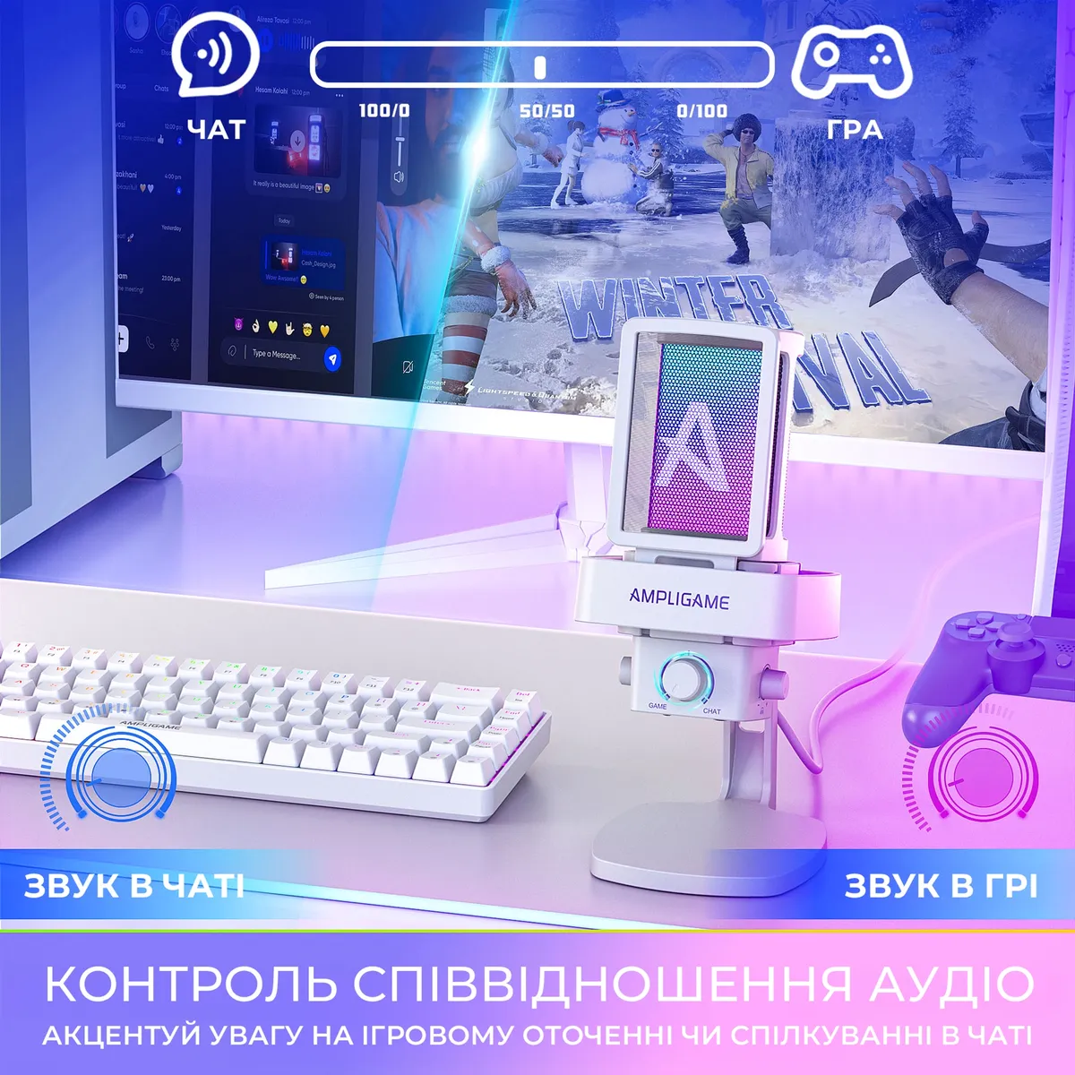 Мікрофон Fifine Q8PROW White - мініатюра 7