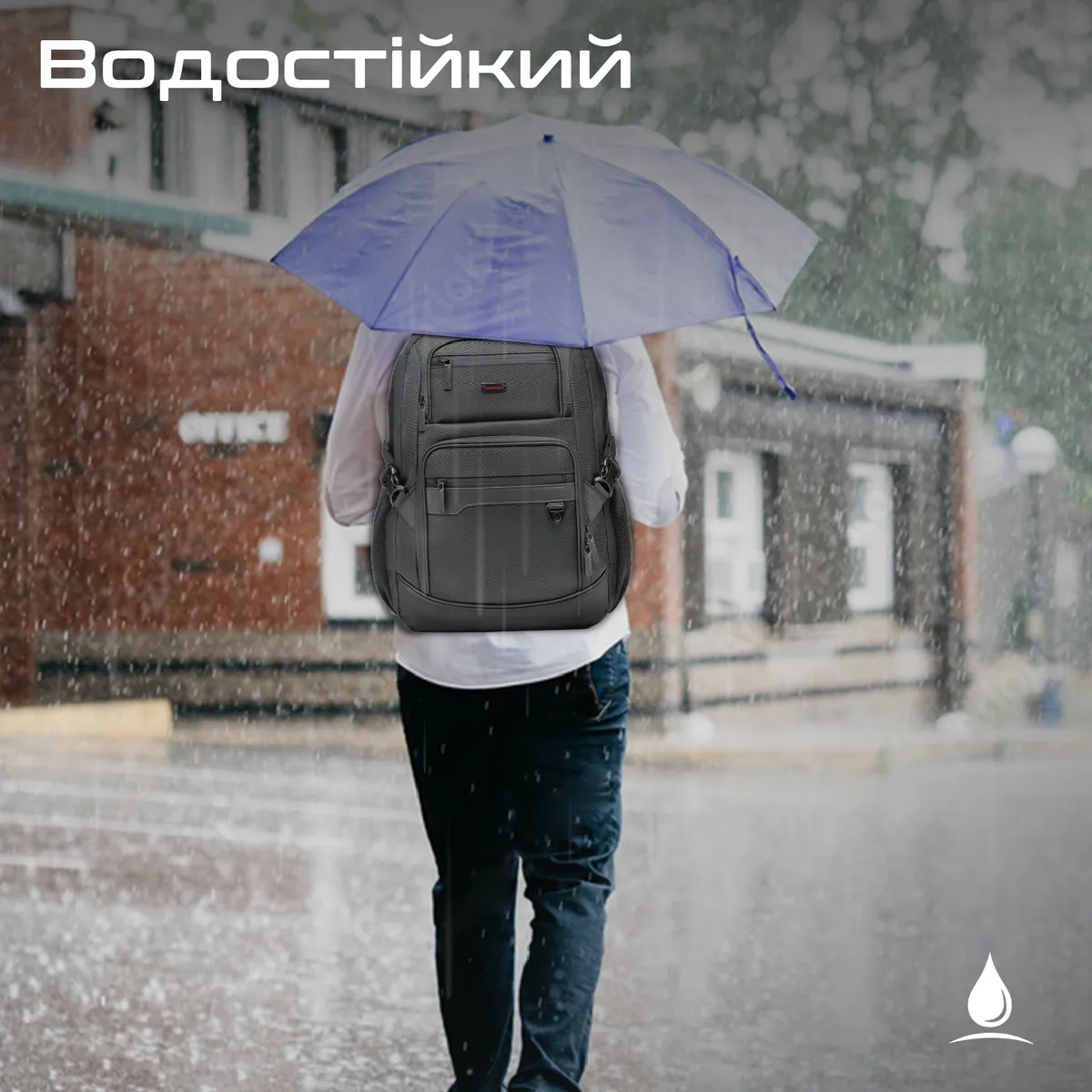 Рюкзак для ноутбука Promate Elitepack Lite 15.6" Black - мініатюра 7