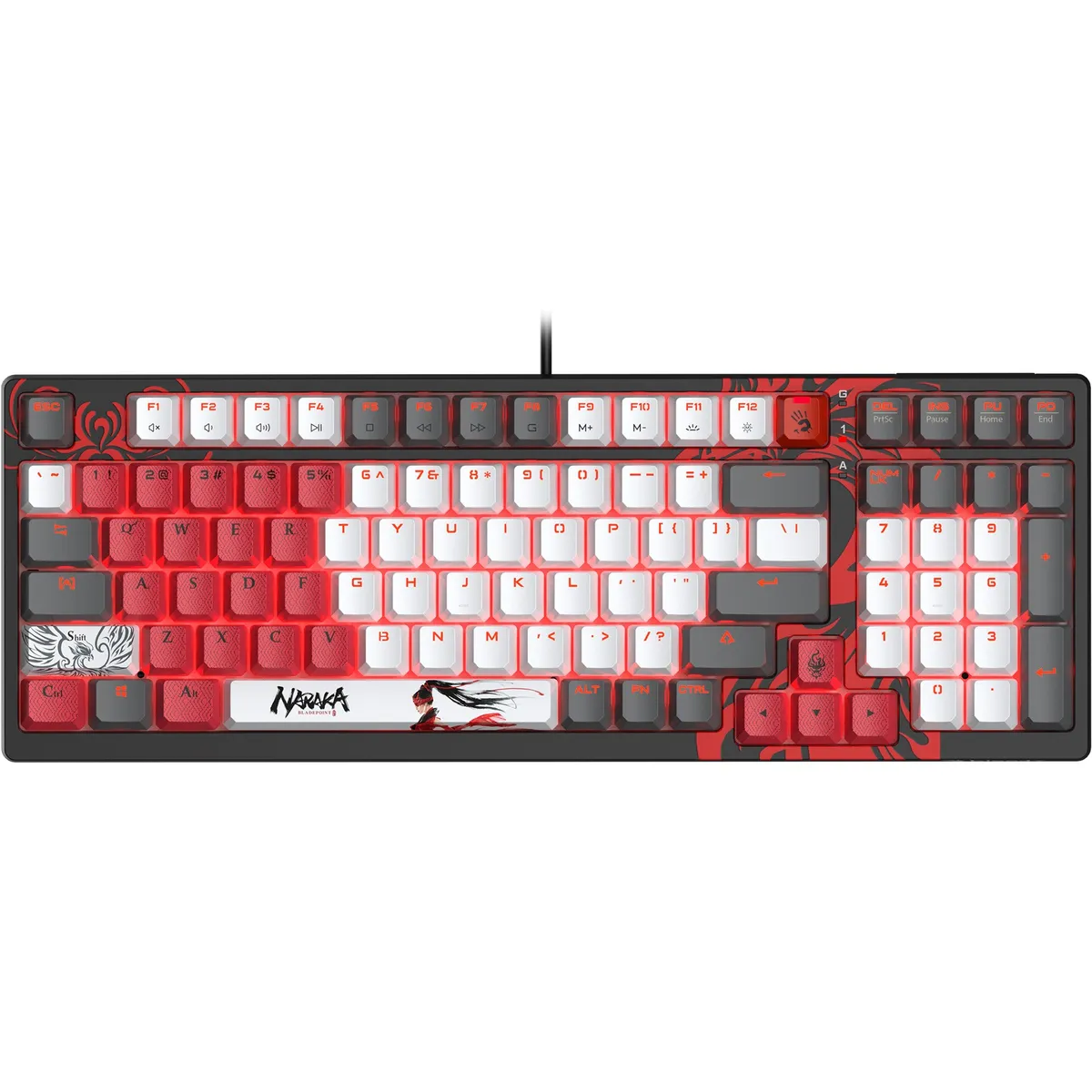Клавіатура A4Tech Bloody S98 RGB Naraka Red  - мініатюра 6