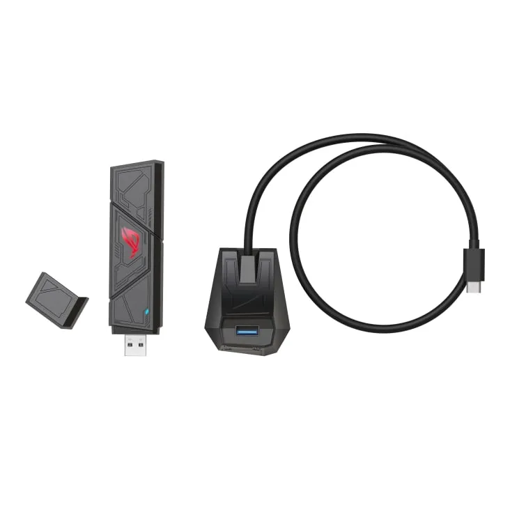 Бездротовий адаптер Asus ROG USB-BE92 (90IG09H0-MO0B00) - мініатюра 4