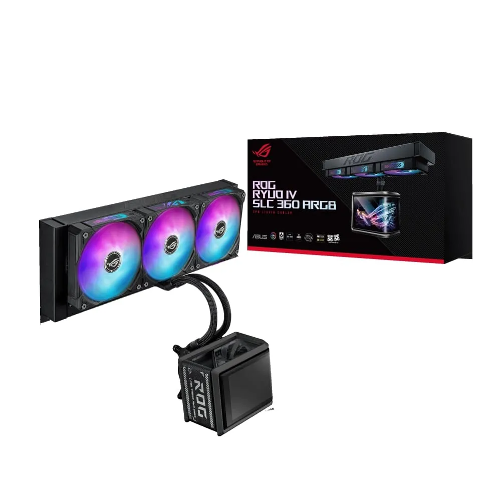 Система водяного охолодження Asus ROG Ryuo IV SLC 360 ARGB (90RC0151-B0EAY0) - мініатюра 8