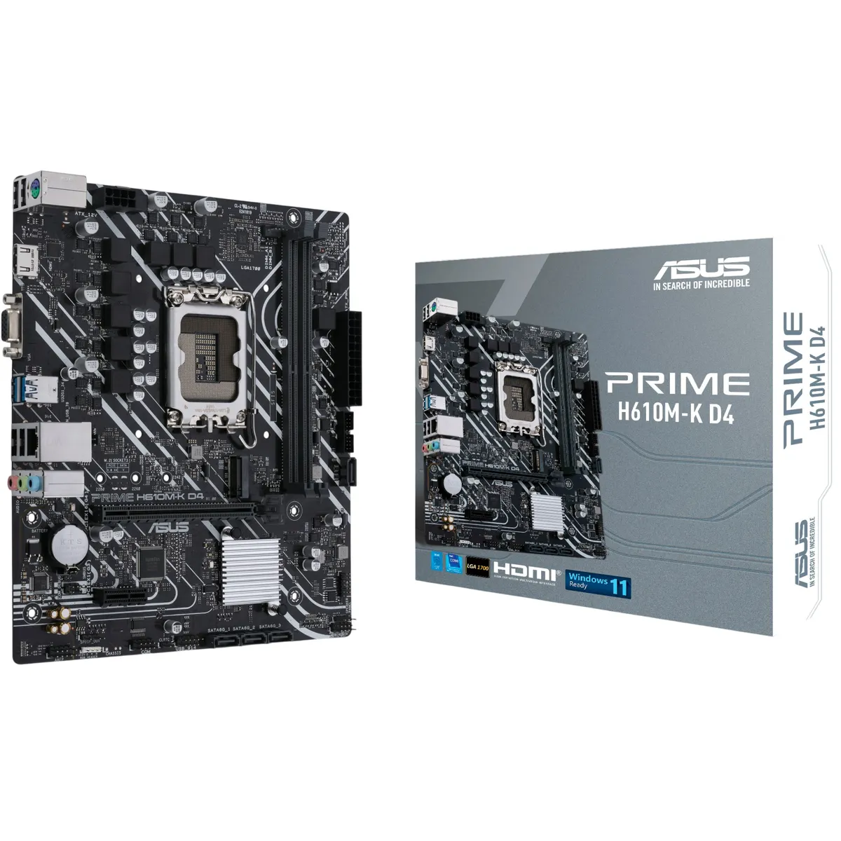 Материнська плата Asus Prime H610M-K D4 ARGB Socket 1700 - мініатюра 7