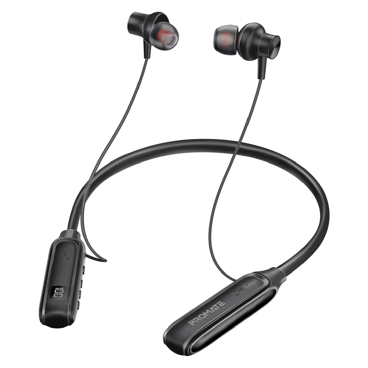 Bluetooth-гарнітура Promate Leap Black - зображення 1