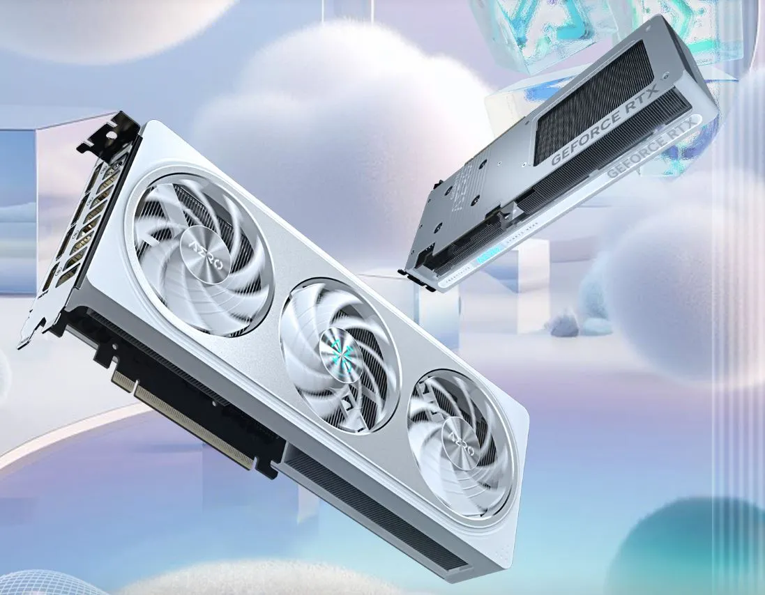 Відеокарта GF RTX 5060 8GB GDDR7 Aero OC Gigabyte (GV-N5060AERO OC-8GD) - мініатюра 11