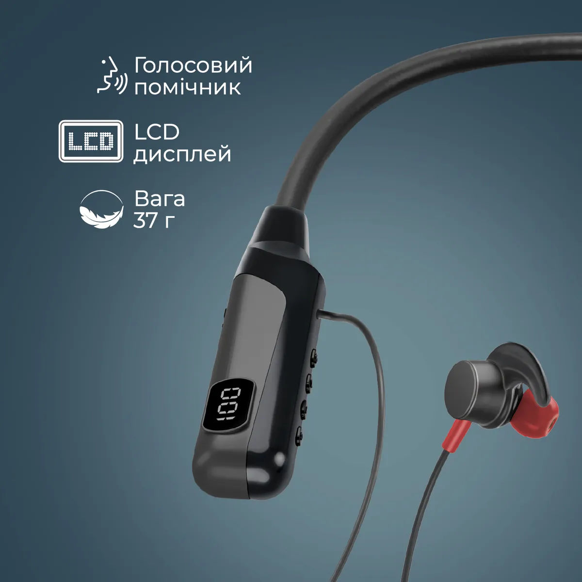 Bluetooth-гарнітура Promate Blend Black - мініатюра 9