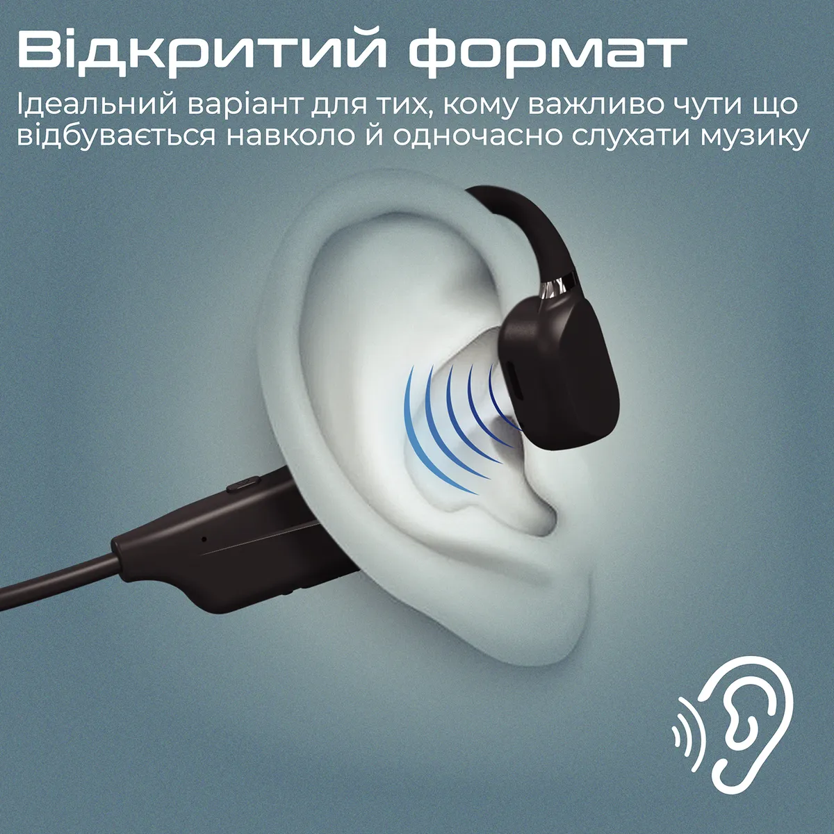 Bluetooth-гарнітура Promate Ripple Black - мініатюра 4