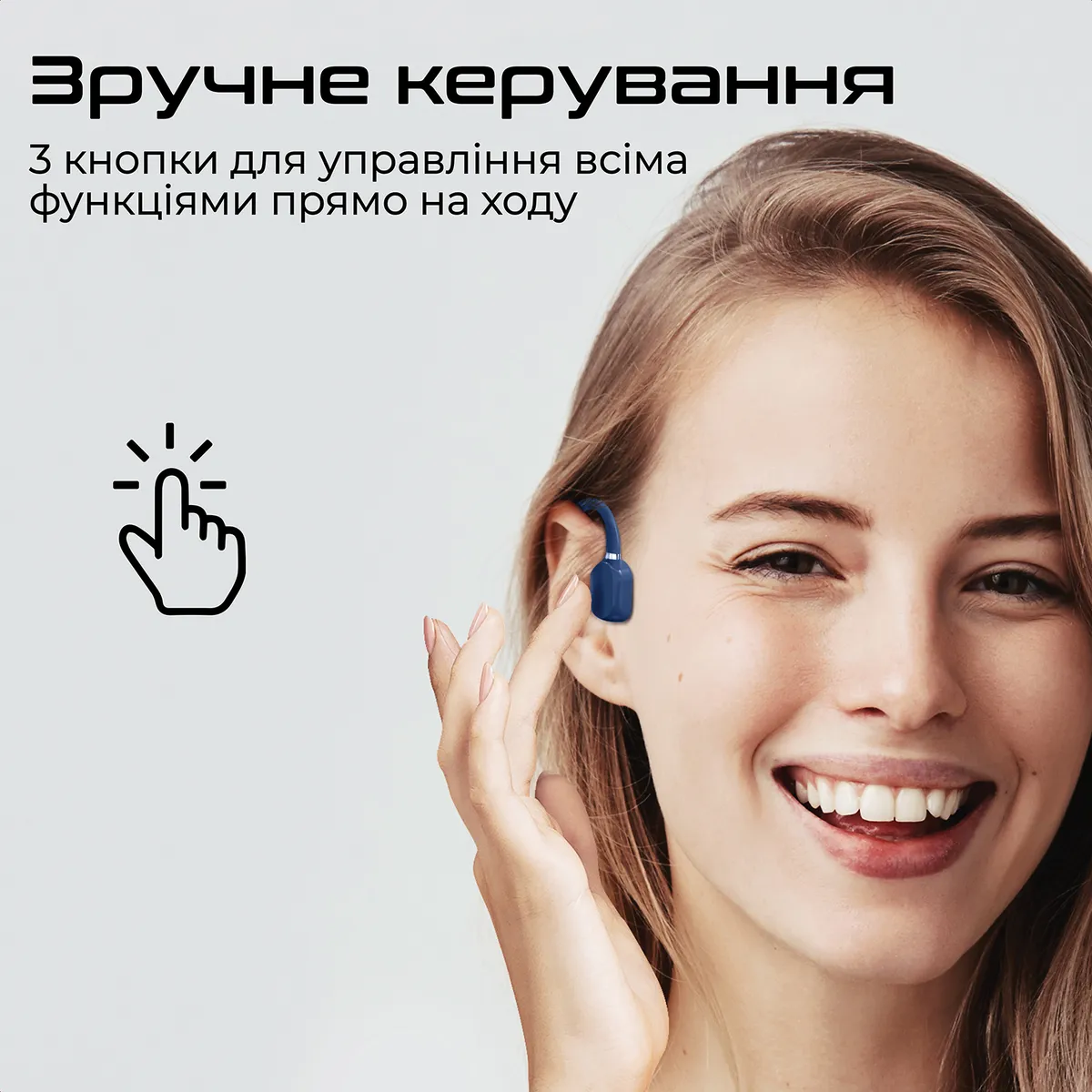 Bluetooth-гарнітура Promate Ripple Blue - мініатюра 8