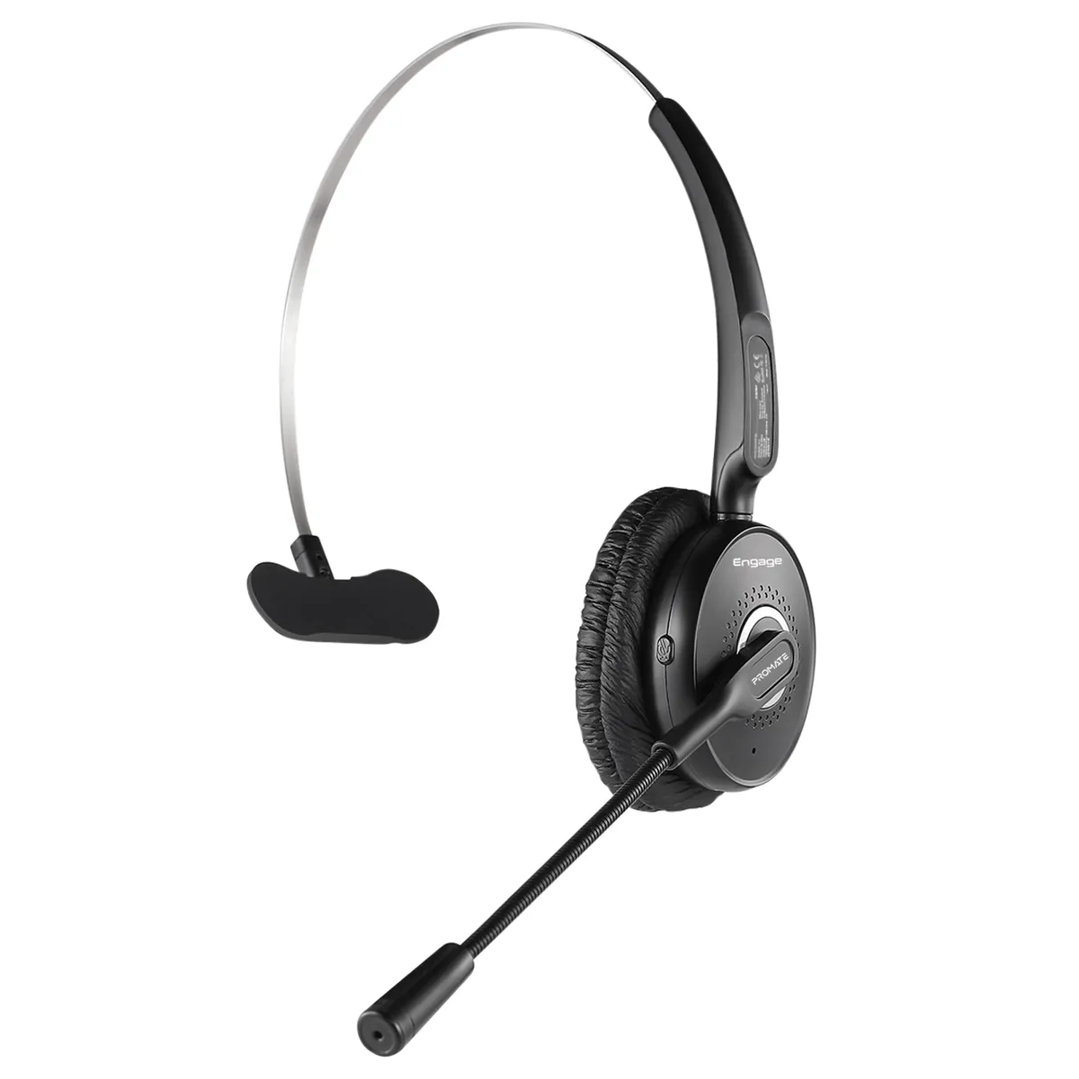 Bluetooth-гарнітура Promate Engage Black - зображення 1