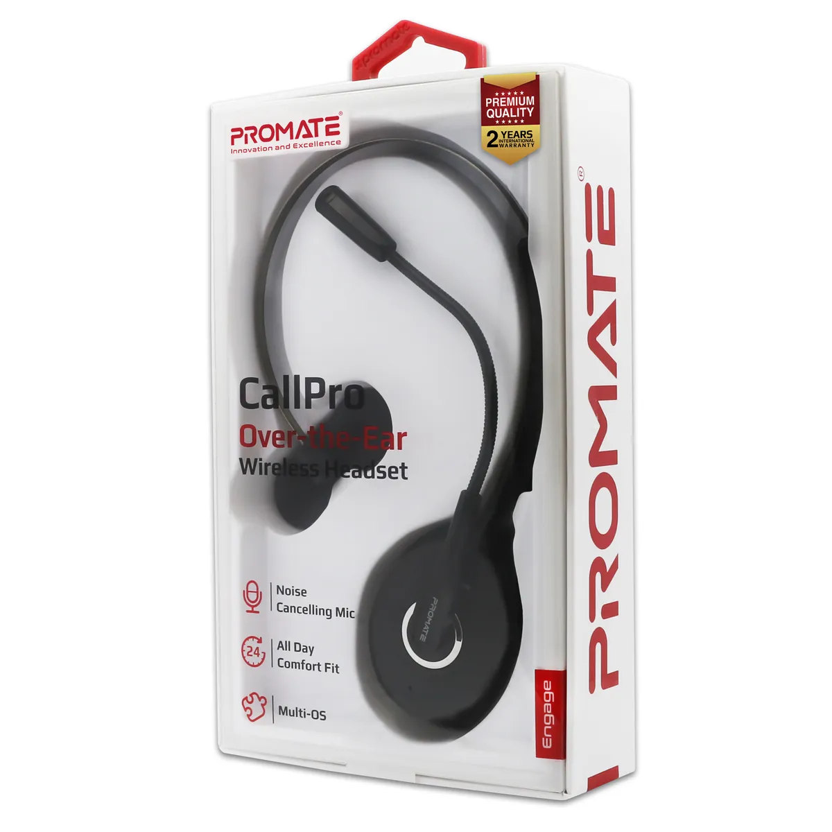 Bluetooth-гарнітура Promate Engage Black - мініатюра 7