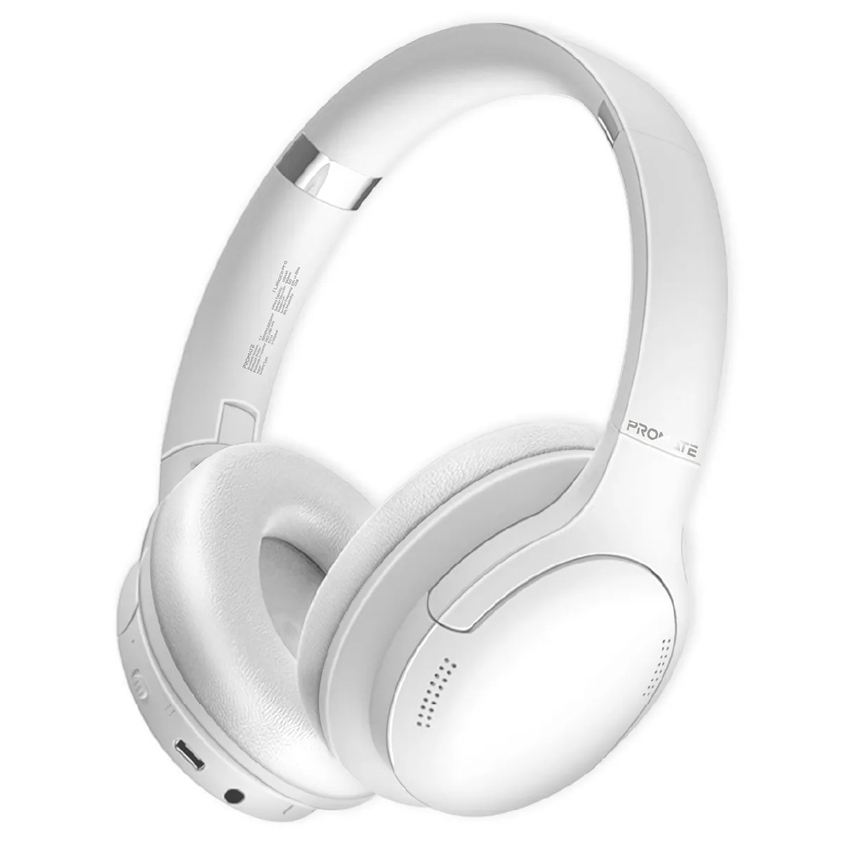 Bluetooth-гарнітура Promate LaBoca-Pro White - зображення 1