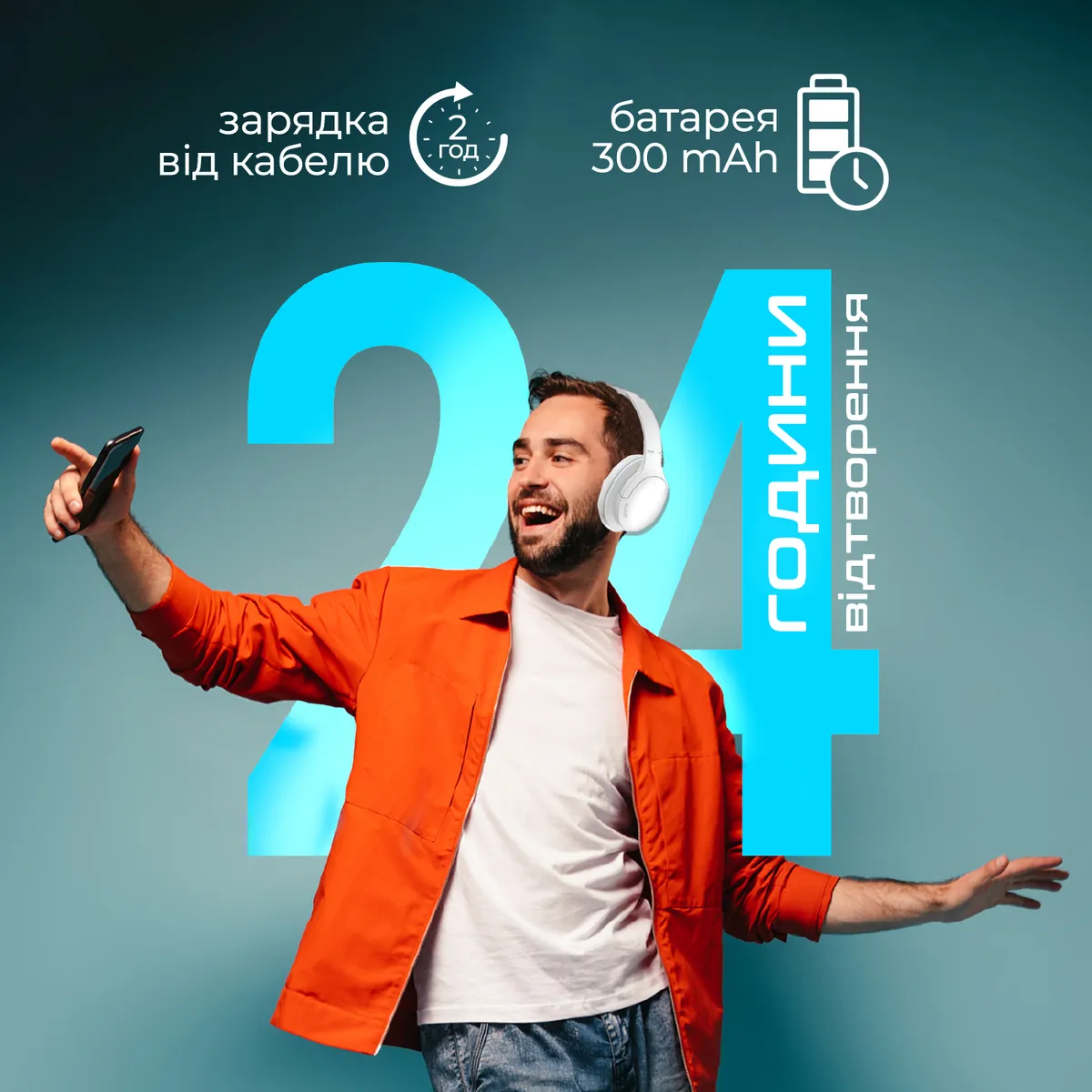 Bluetooth-гарнітура Promate LaBoca-Pro White - мініатюра 4