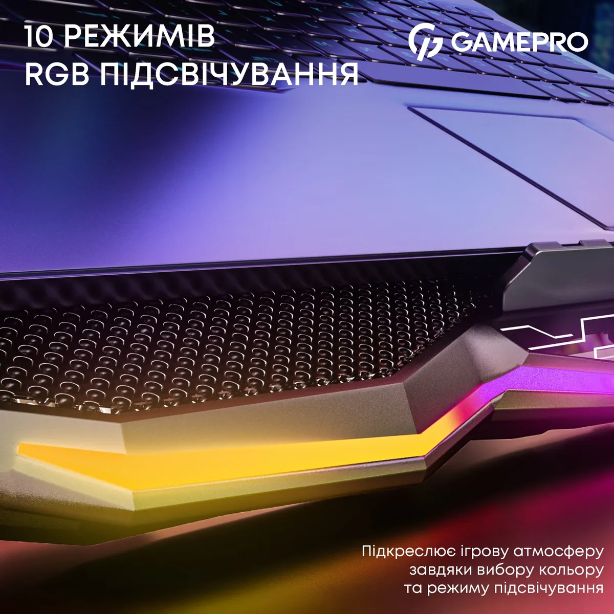 Охолоджуюча підставка для ноутбука GamePro CP680 - мініатюра 10