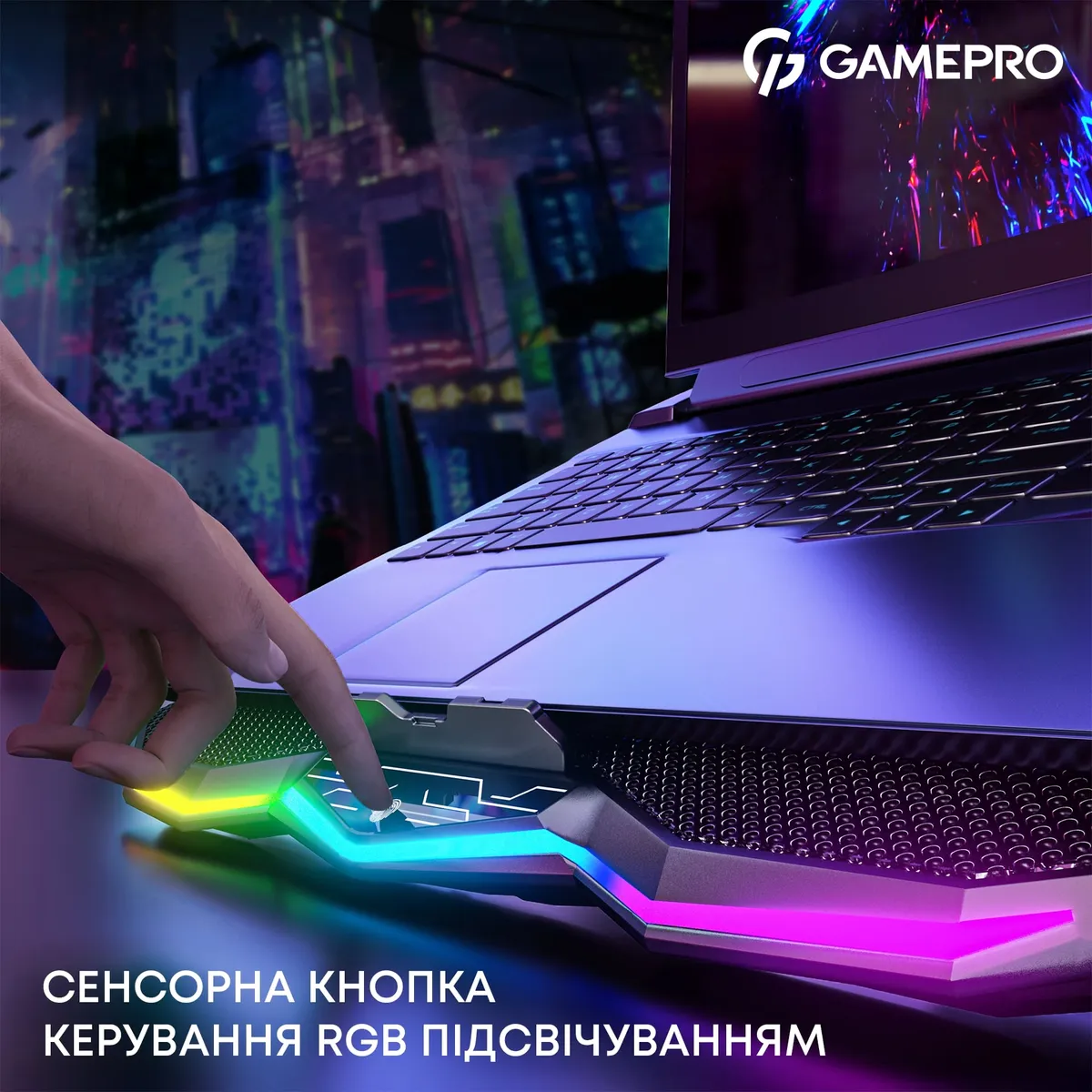 Охолоджуюча підставка для ноутбука GamePro CP680 - мініатюра 9