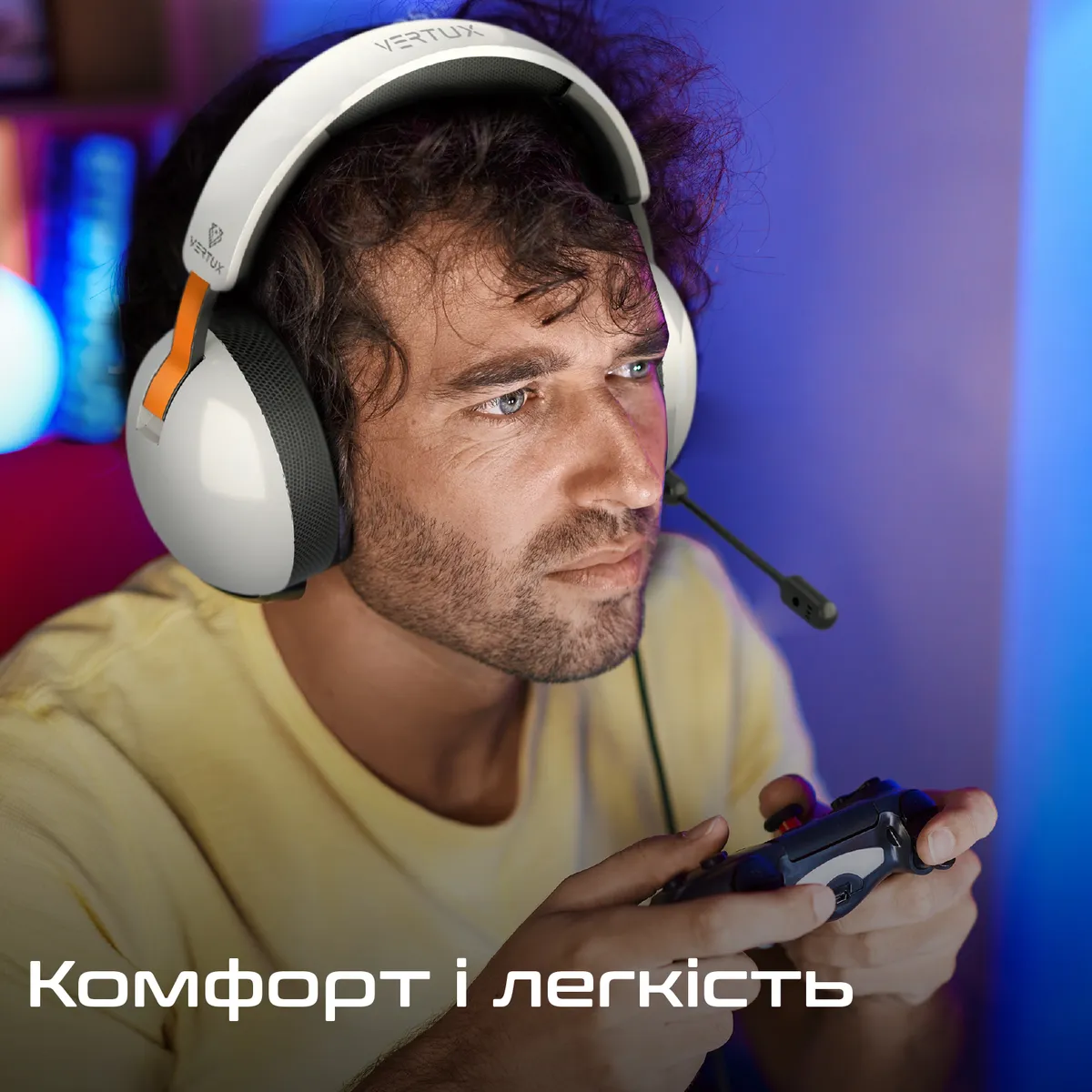 Bluetooth-гарнітура Vertux BB-8 White - мініатюра 6