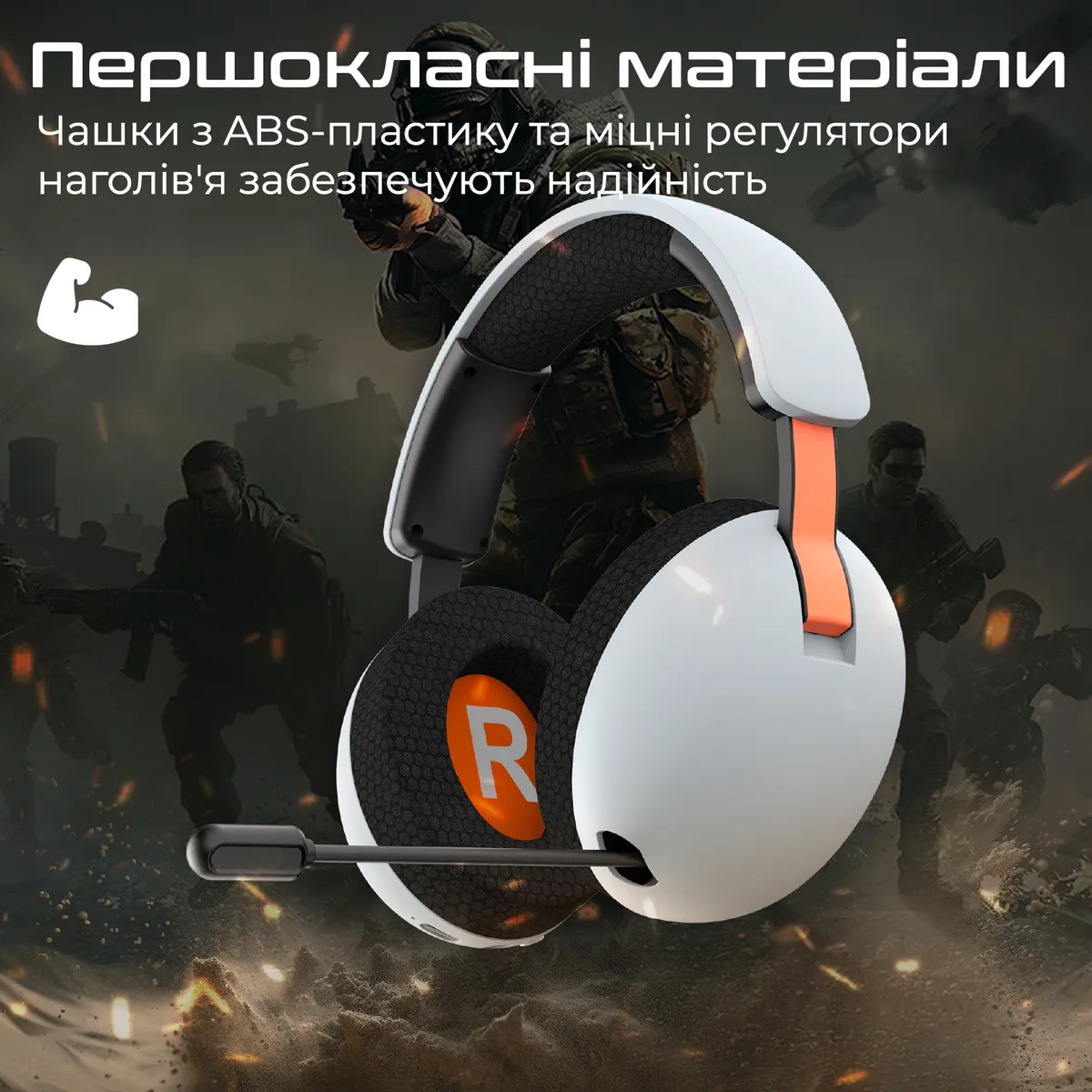 Bluetooth-гарнітура Vertux BB-8 White - мініатюра 7