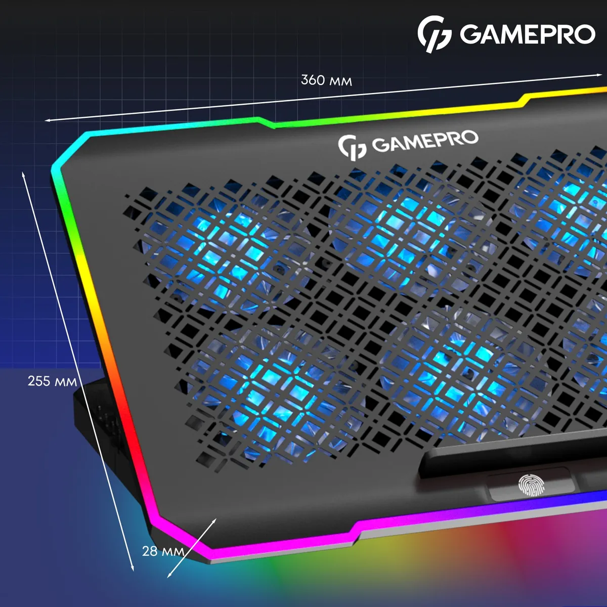 Охолоджуюча підставка для ноутбука GamePro CP660 - мініатюра 12