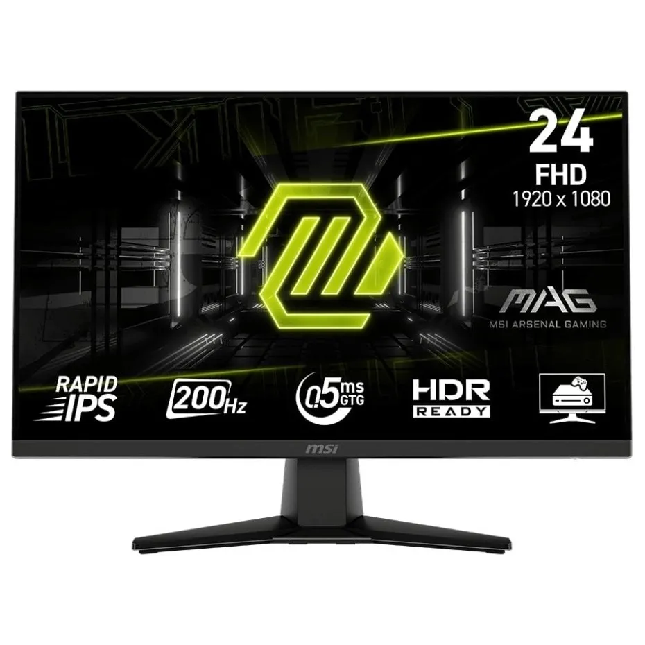 Монітор MSI 23.8" MAG 242F IPS Black 200Hz - зображення 1