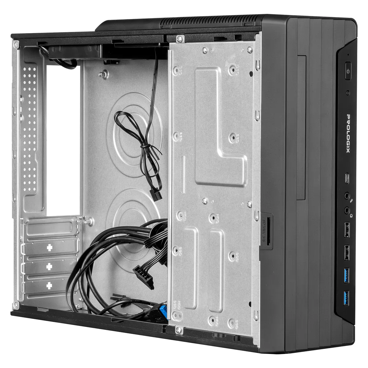 Корпус Prologix E117 Slim 400W Black - мініатюра 2