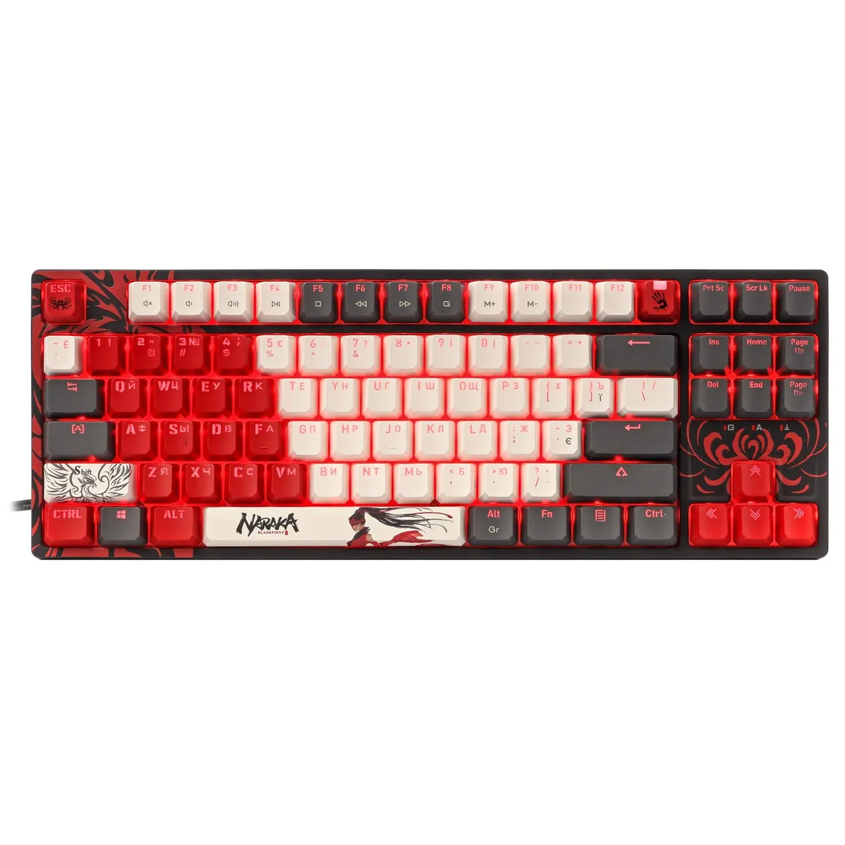 Клавіатура Bloody S87 Naraka - мініатюра 2