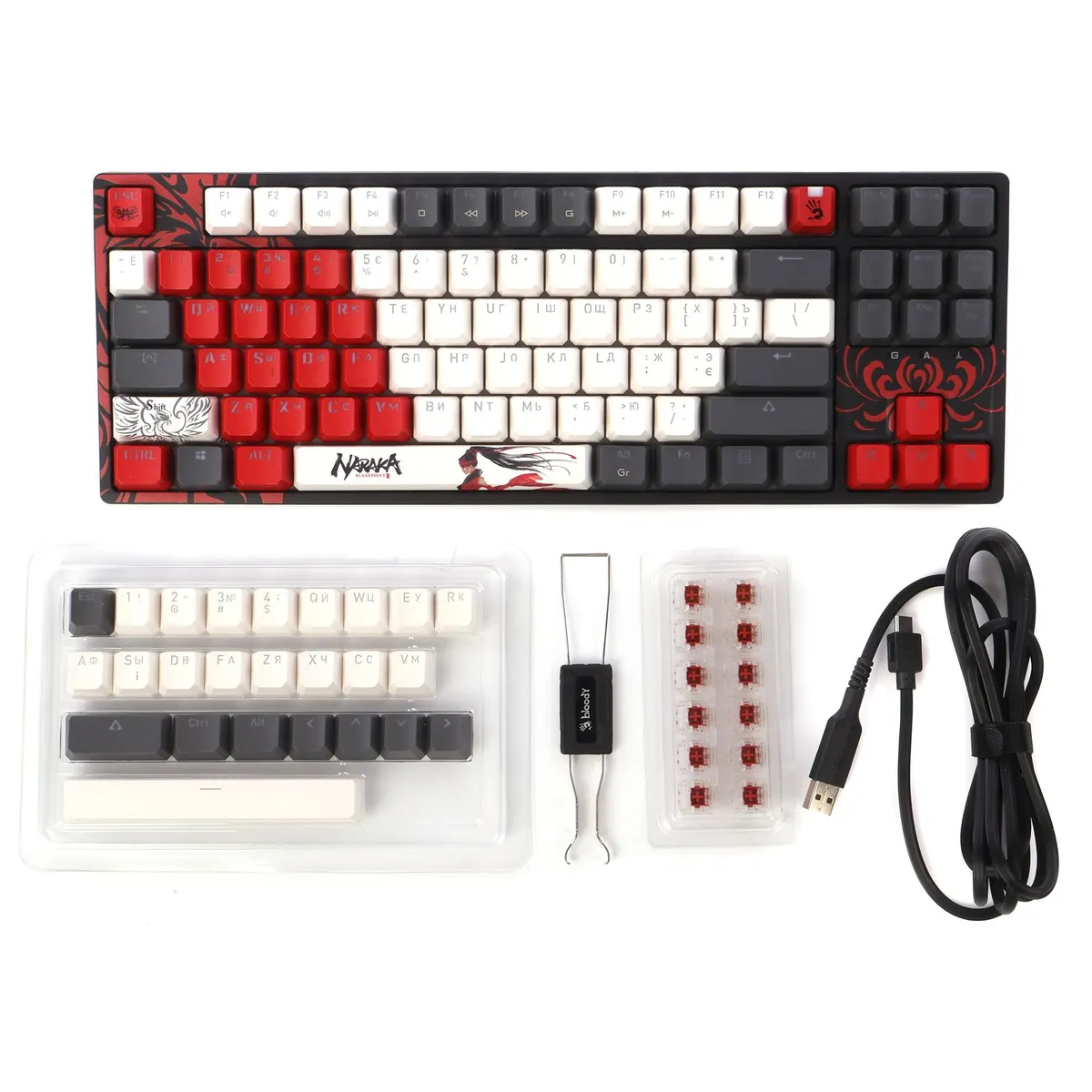 Клавіатура Bloody S87 Naraka - мініатюра 4