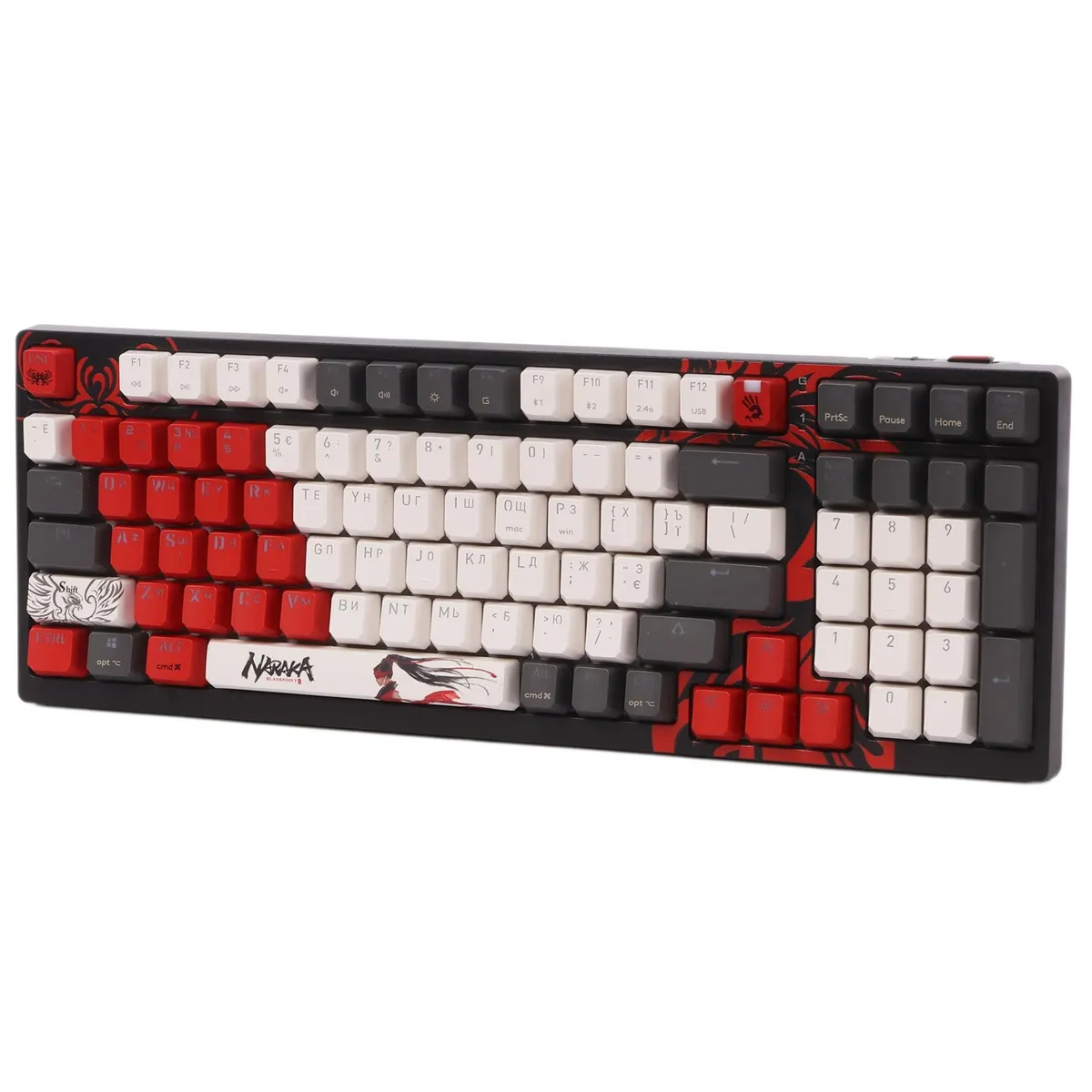 Клавіатура бездротова Bloody WS98 Naraka - мініатюра 4