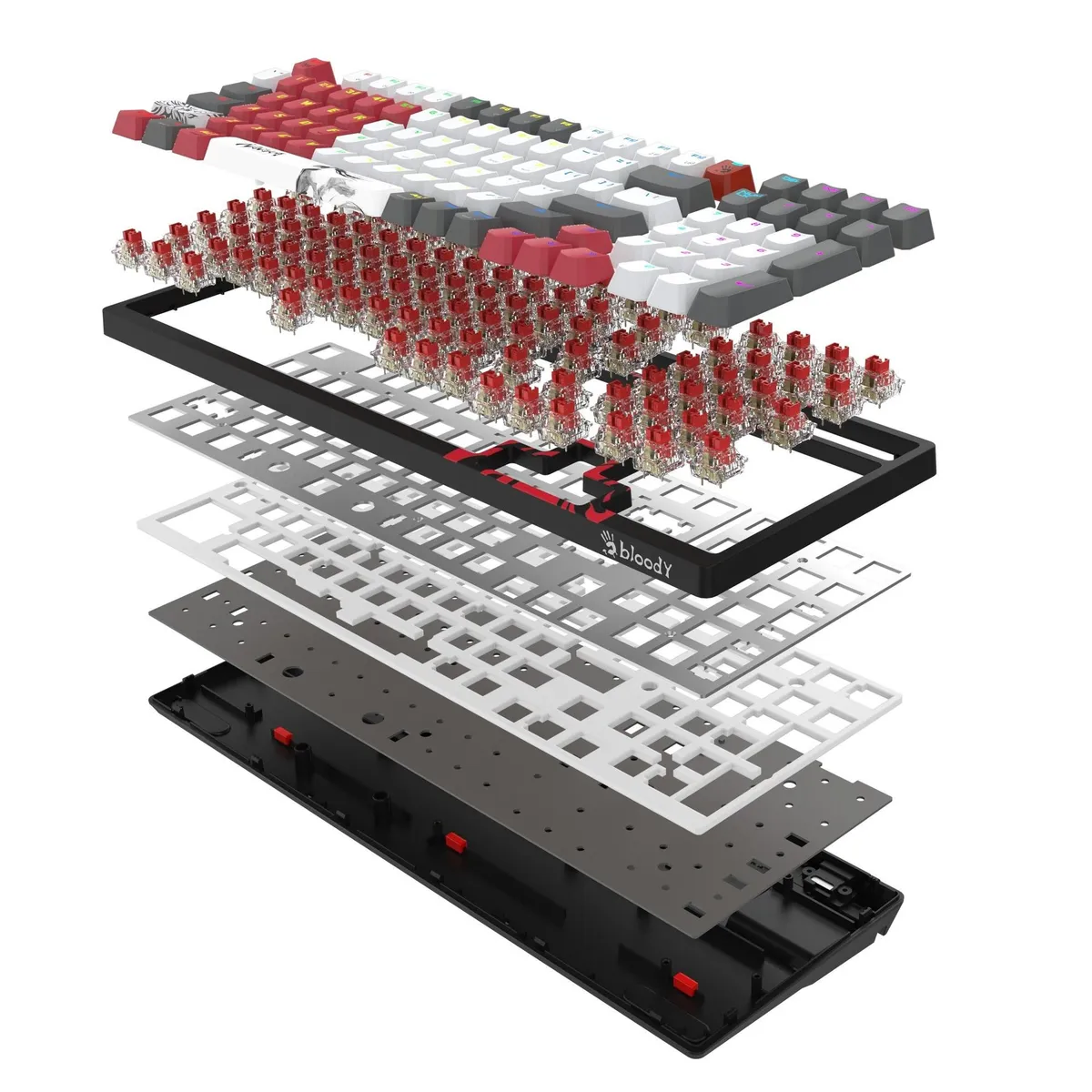 Клавіатура бездротова Bloody WS98 Naraka - мініатюра 5