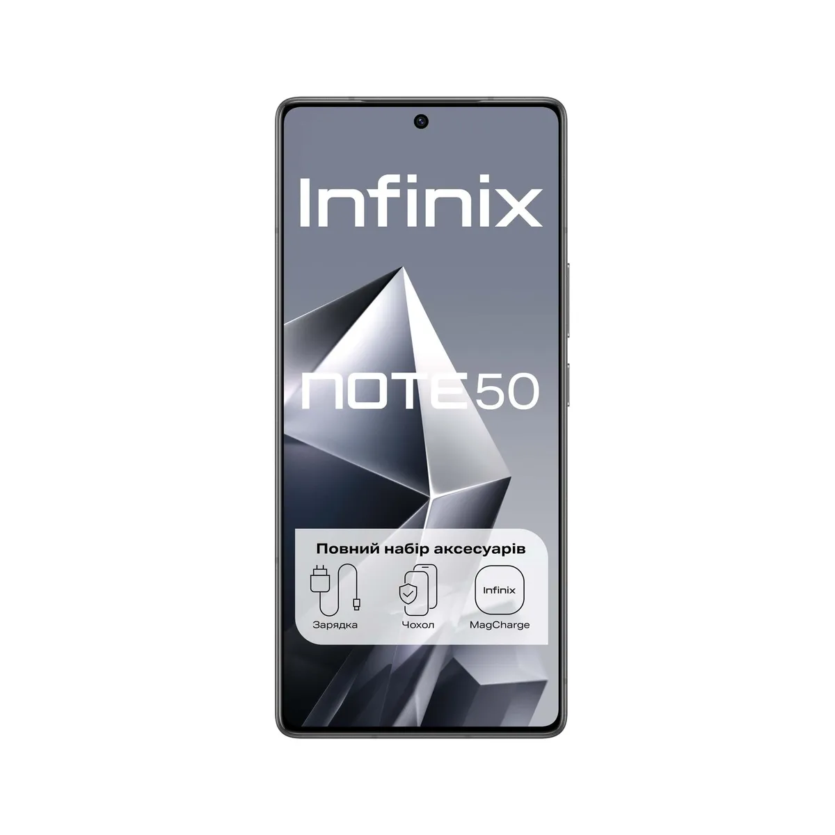 Смартфон Infinix Note 50 X6858 8/256GB Shadow Black - мініатюра 2