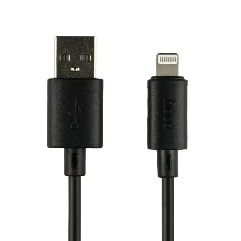 Кабель Hoco X88 Gratified USB - Lightning  (M/M), 1 м, Black (6931474783301) - мініатюра 3