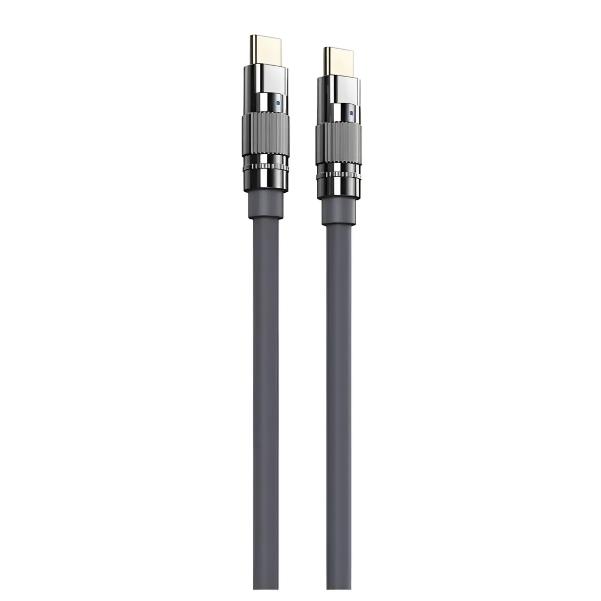 Кабель Remax RC-C055 Wefon USB Type-C - USB Type-C (M/M), 20W, 1.2 м, Grey (6954851206057) - мініатюра 3