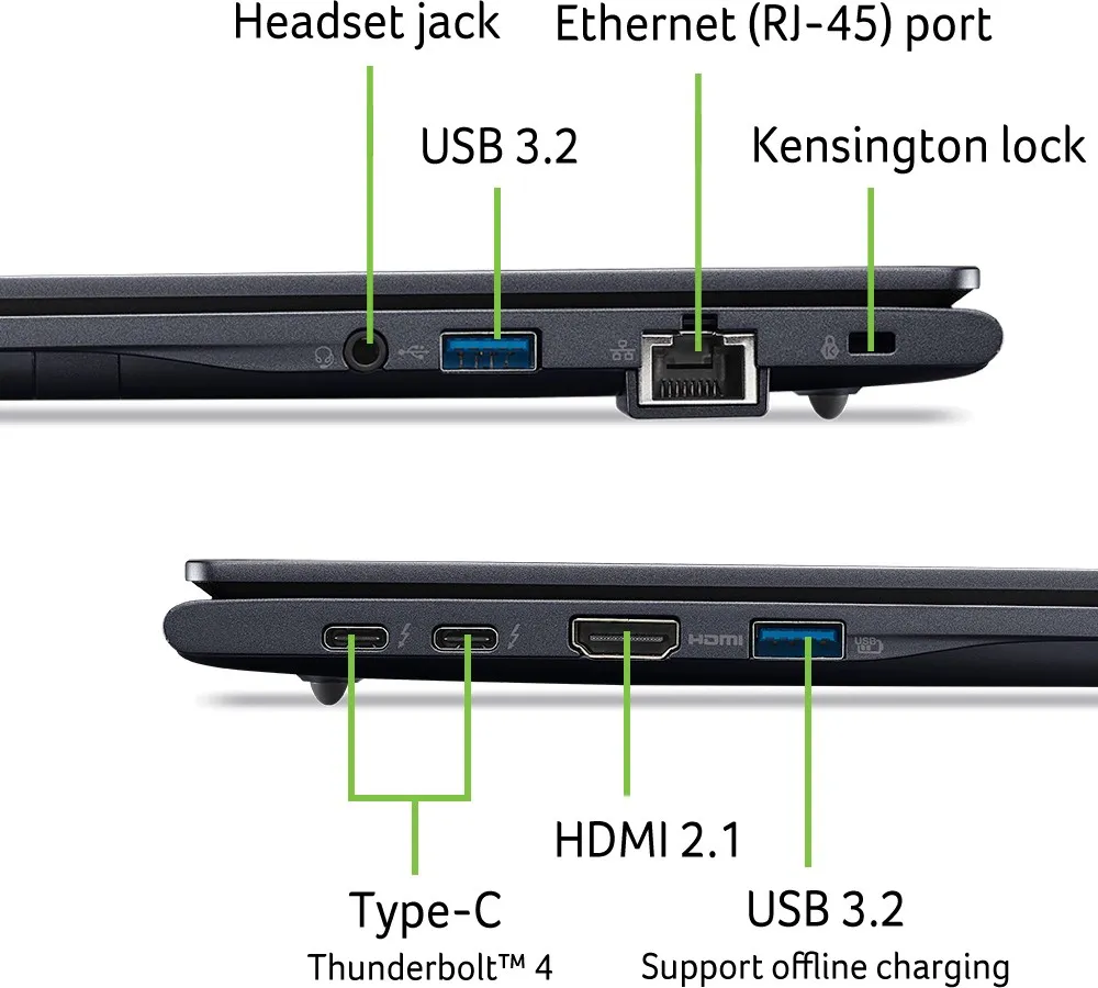 Ноутбук Acer TravelMate P4 TMP414-55 (NX.BH2EU.005) Blue - мініатюра 9
